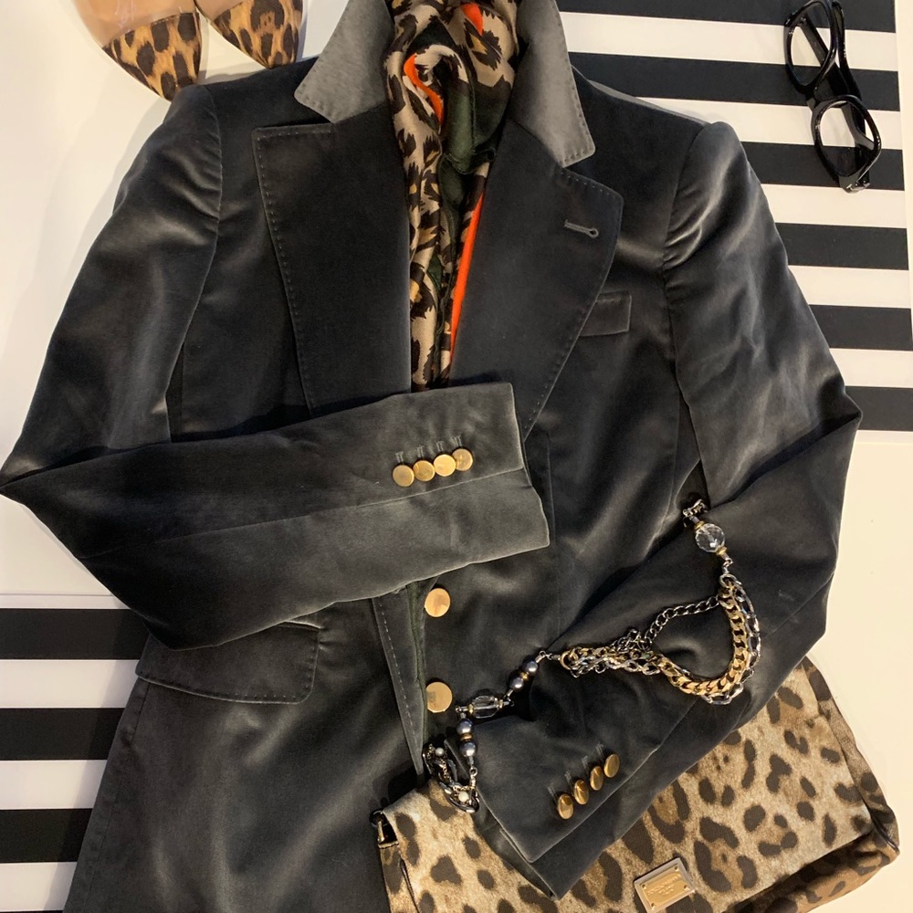 (New) Dolce&Gabbana Velvet Blazer